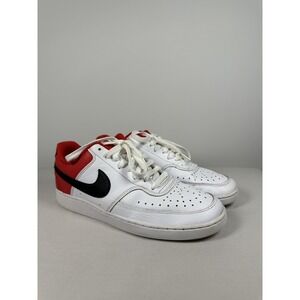 Nike Court Vision Low White University Red Black DH0651-100 Mens Size 8 Sneaker